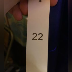 A beautiful navy blue homecoming dress size 22